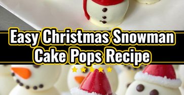Easy Christmas Snowman Cake Pops for Festive Holiday Baking Fun