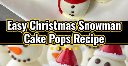 Easy Christmas Snowman Cake Pops for Festive Holiday Baking Fun