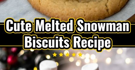 Easy Melted Snowman Biscuits: Christmas Party Fun with Kids