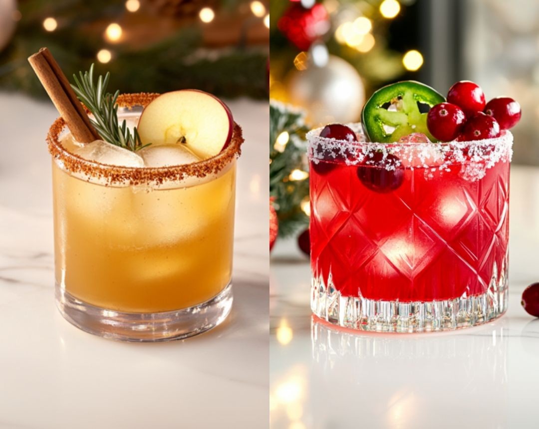 Best Christmas Cocktails Season Fun Holiday Drinks Shots top view
