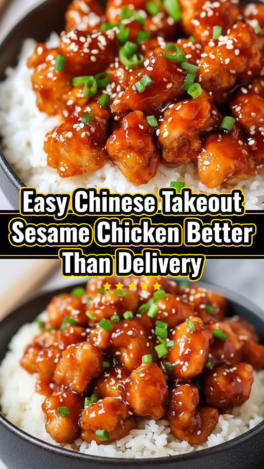 Chinese Takeout Sesame Chicken Recipe Easy Island Fire Chicken