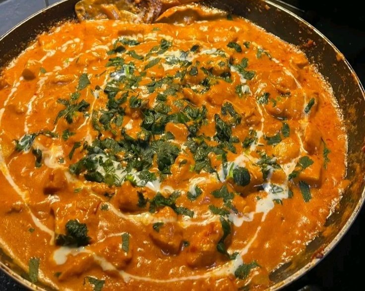 Comforting Quick Butter Chicken Easy Saturday Family Dinner Recipe suggested serving