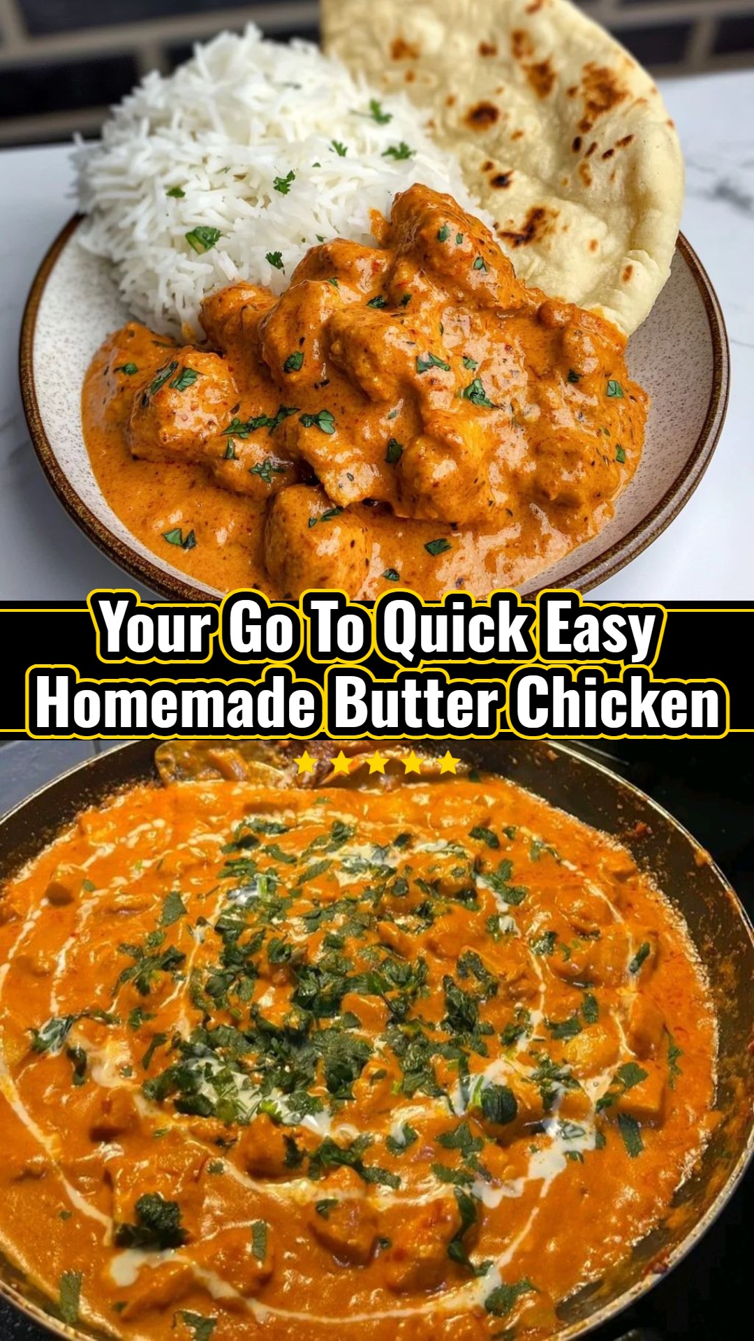 Comforting Quick Butter Chicken Easy Saturday Family Dinner Recipe