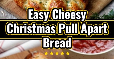 Easy Christmas Cheese Pull Apart Tree Bread Appetizer