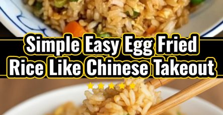 Easy Egg Fried Rice Recipe Chinese Food Just Like Takeout