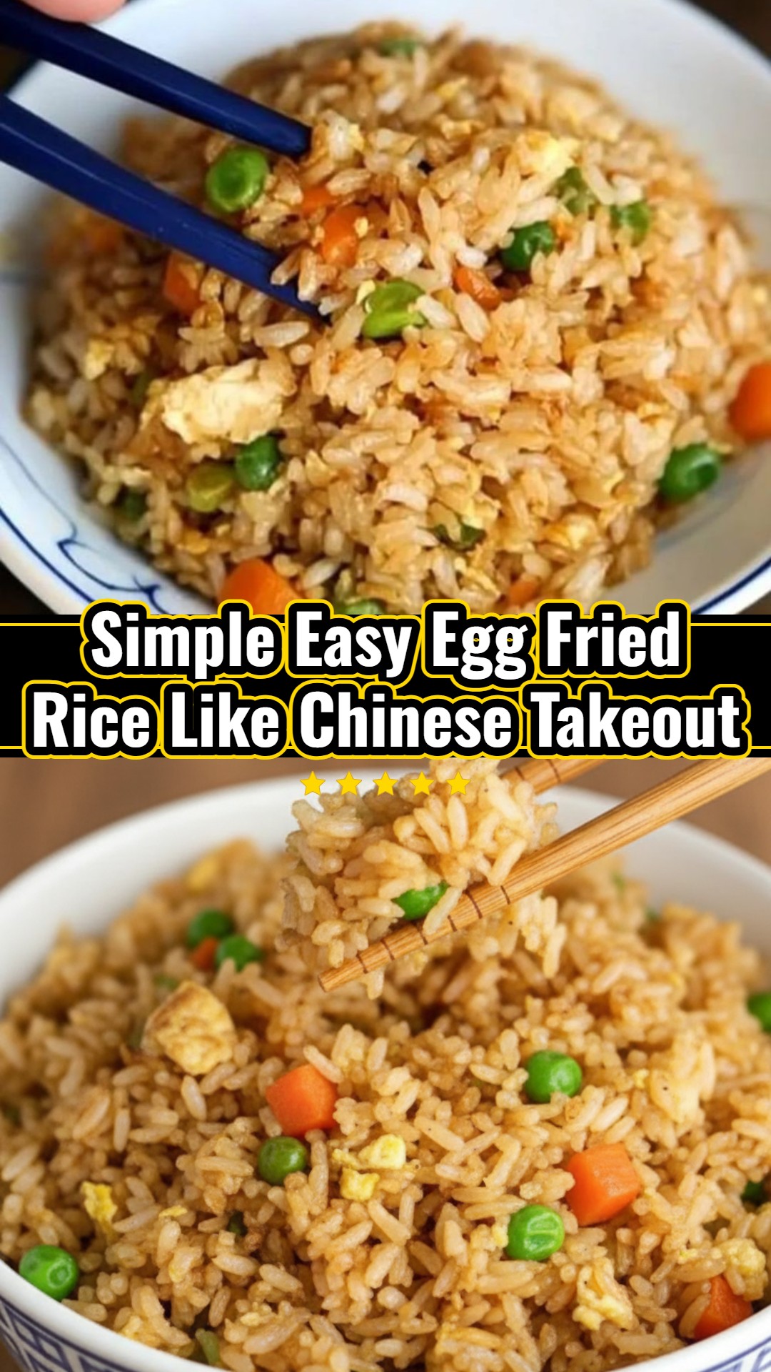 Easy Egg Fried Rice Recipe Chinese Food Just Like Takeout