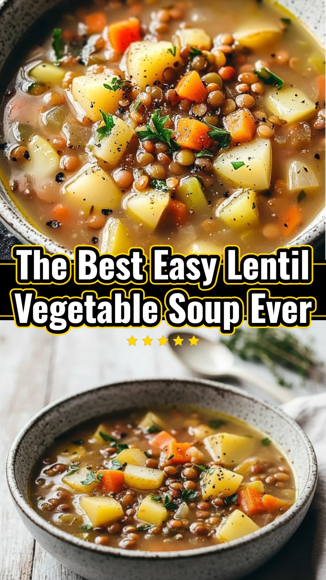Easy Lentil Vegetable Soup: Tasty Lentejas Receta for Vegan Dinners