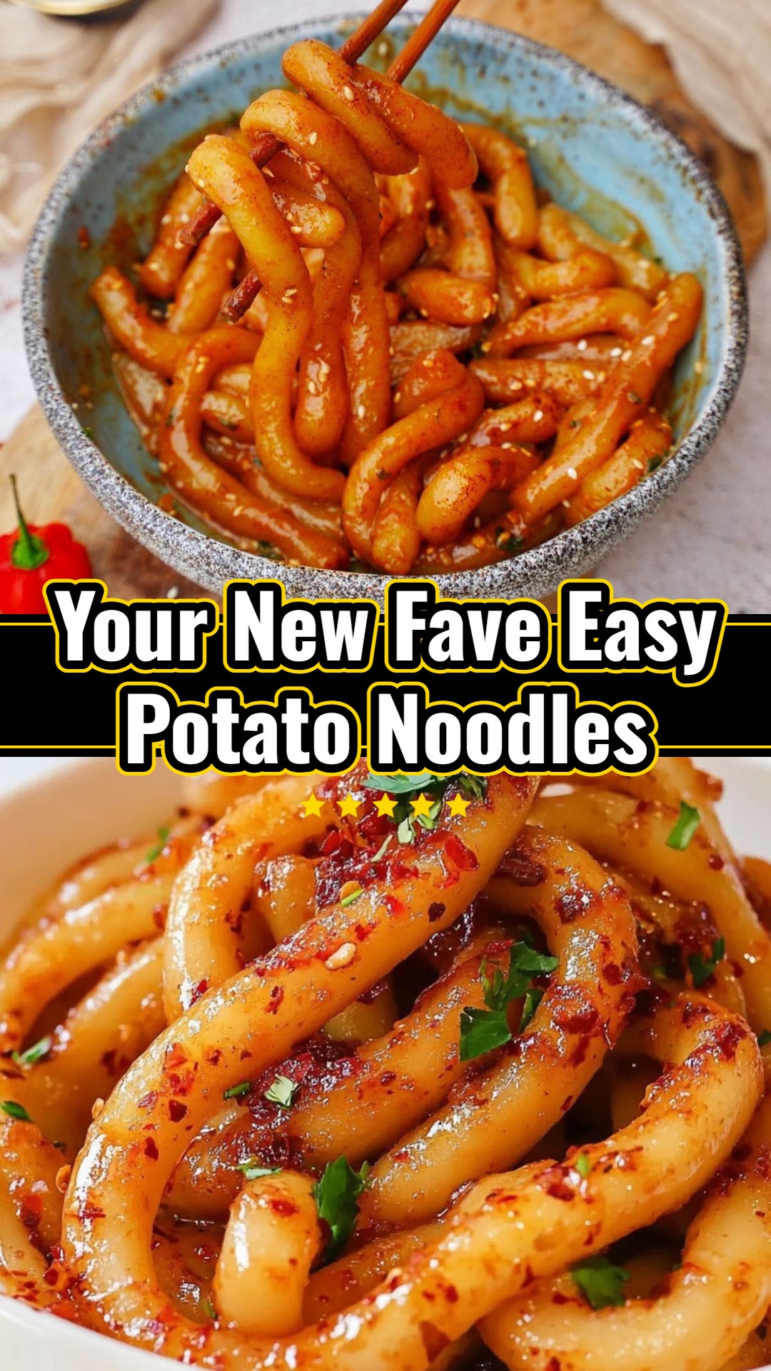 Easy Potato Noodles: Dinner Ideas, Spicy Ramen & Vegetarian Snacks