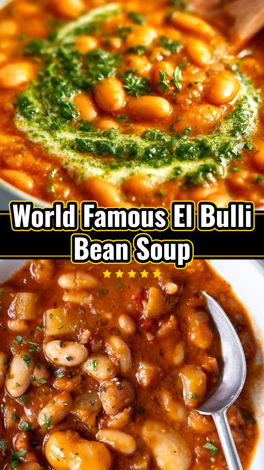 Elegant Bean Soup: Soothing Vegetarian Dinner, Traditional Meal
