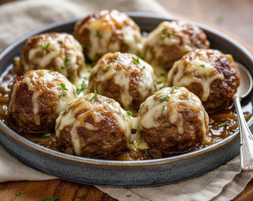 French Onion Meatballs Quick Meat Recipes Special Foods Recipes suggested serving
