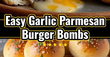 Garlic Parmesan Cheeseburger Bombs: Savory Burger Bites