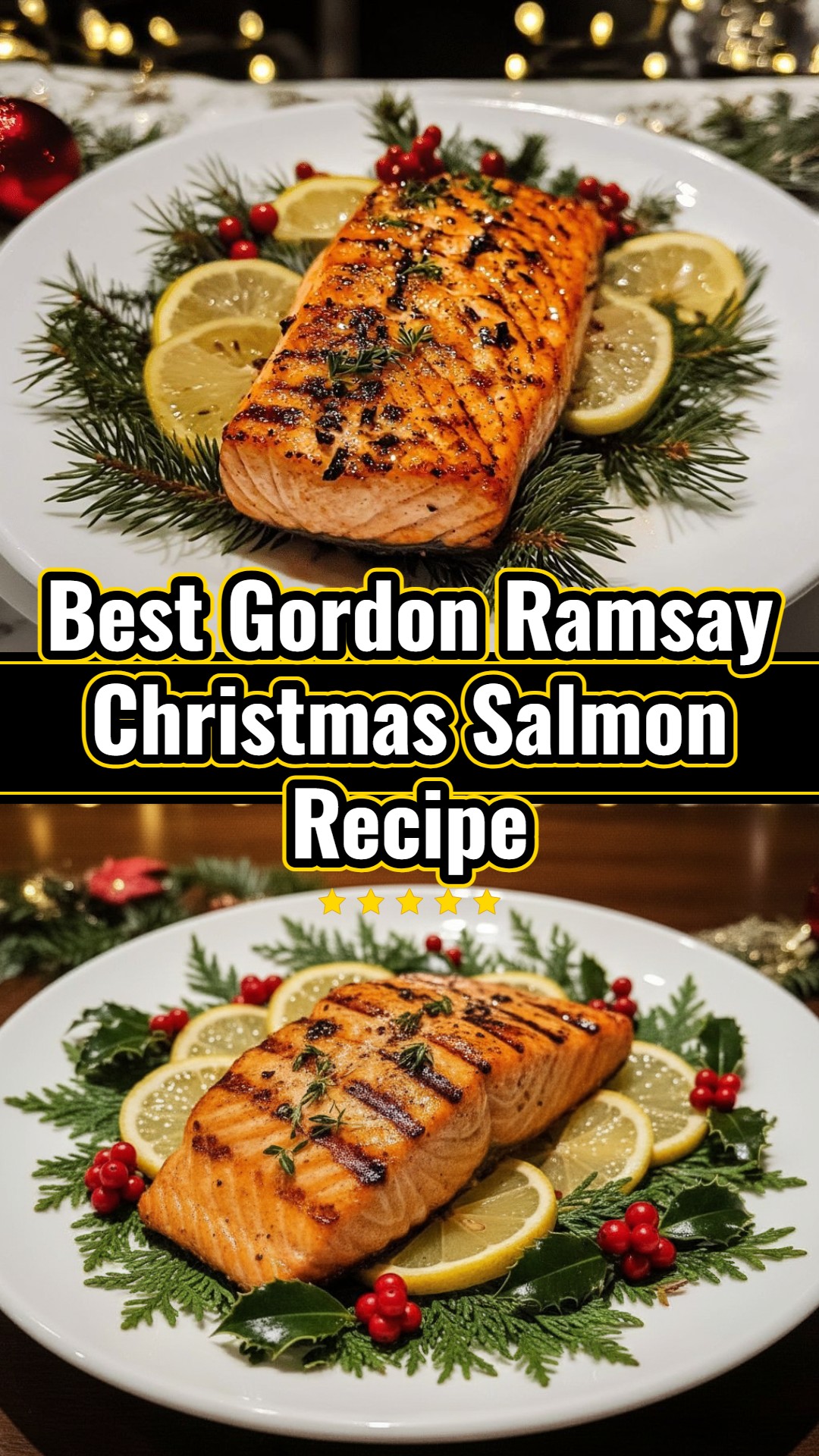 Gordon Ramsay Christmas Salmon: Festive Fish Dinner with Ina's Touch