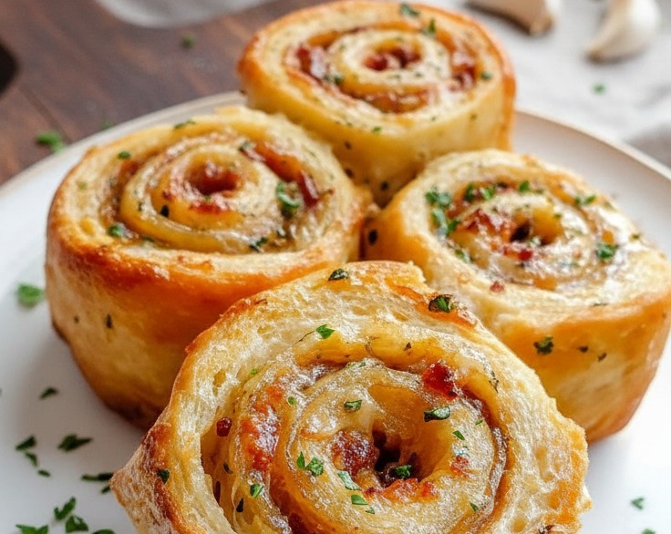 How To Make Tasty Cheesy Garlic Bread Rolls At Home suggested serving