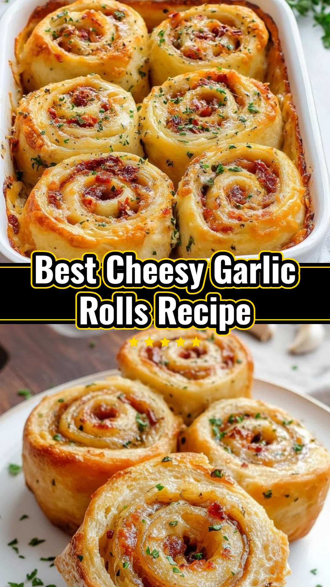 How To Make Tasty Cheesy Garlic Bread Rolls At Home