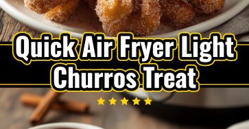 Quick Air Fryer Churros Easy Homemade Light Dessert Movie Snack