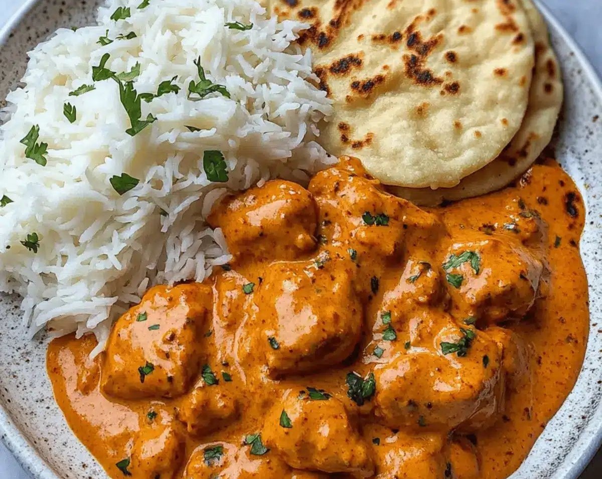Quick And Easy Homemade Butter Chicken: A Simple Tasty Dinner top view