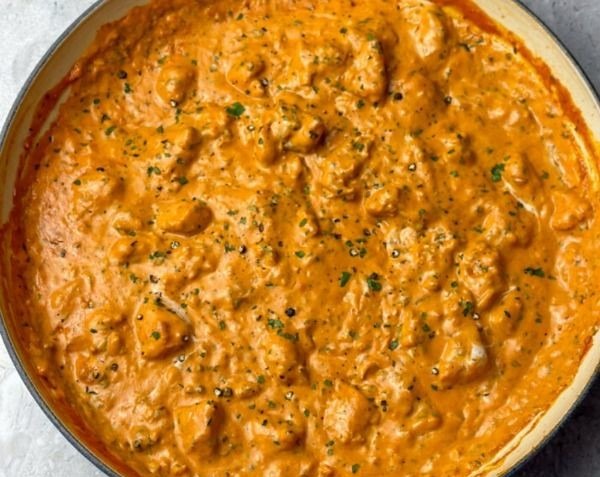 Quick And Easy Homemade Butter Chicken: A Simple Tasty Dinner suggested serving
