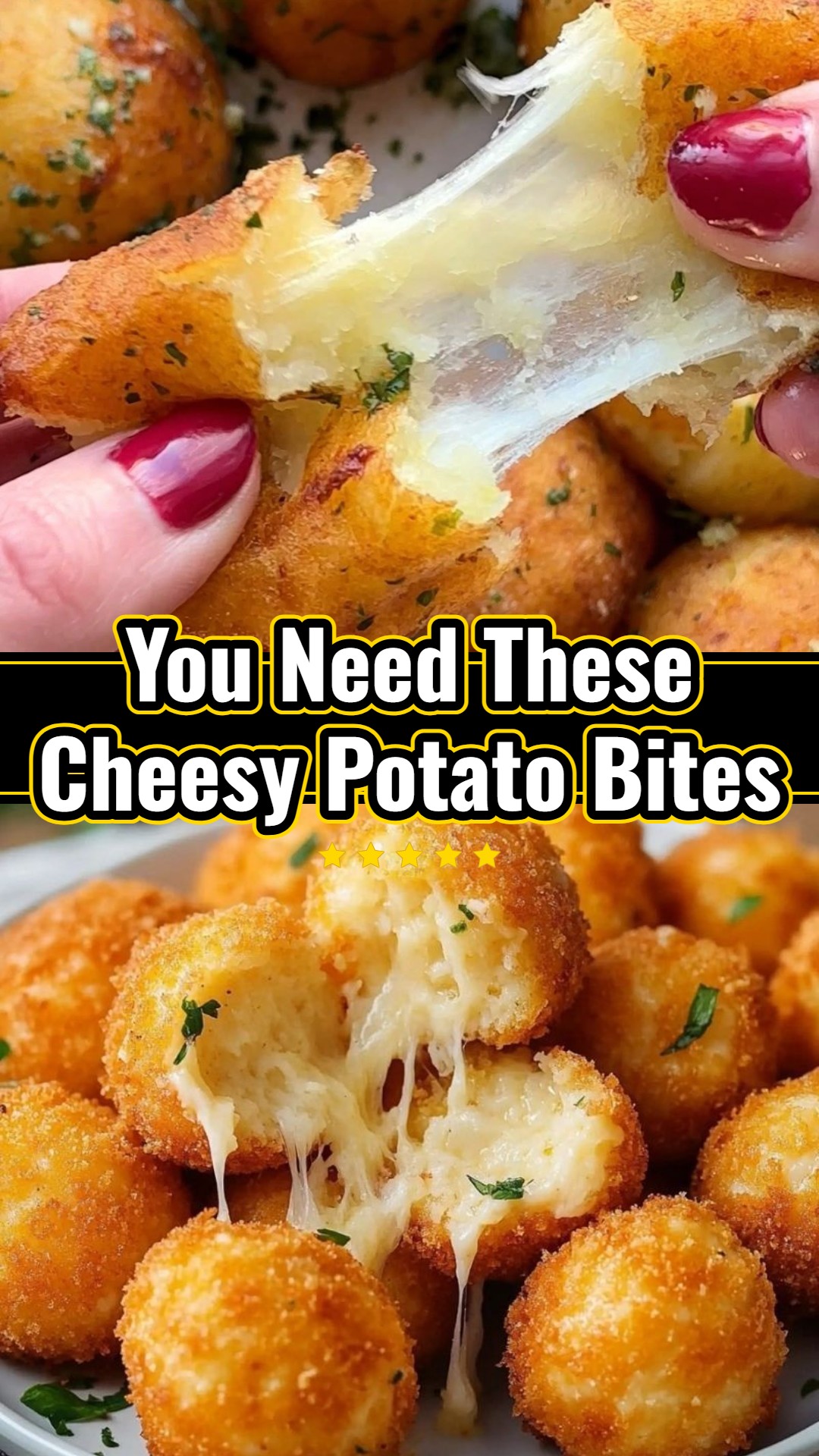 Quick Easy Cheesy Potato Bites Yummy Fun Salty Snacks