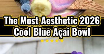Cool Blue Aesthetic Açai Bowl High Protein Breakfast for 2026