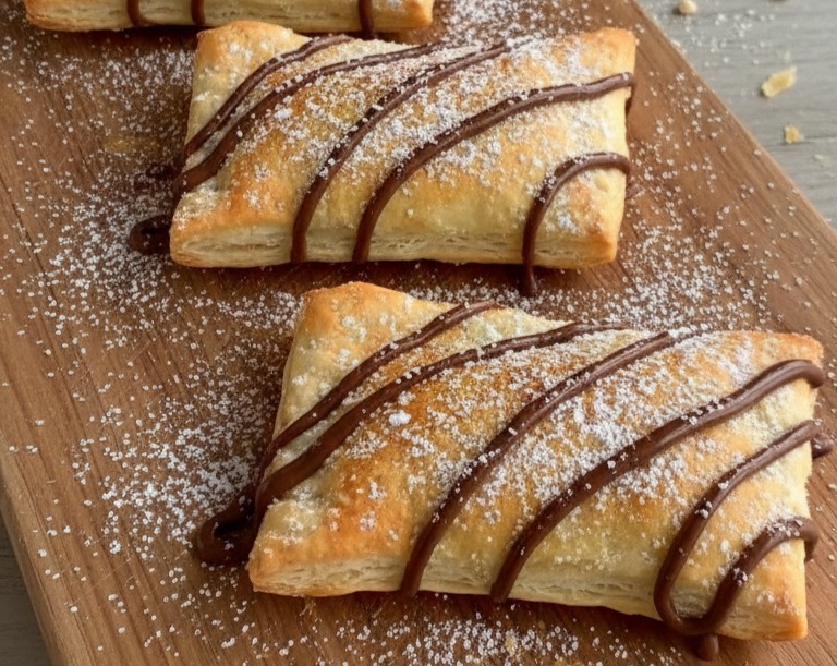Fun Easy Recipes For Kids Air Fryer Nutella Toast Pies suggested serving