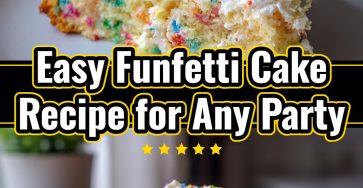 Grandma's Vintage Funfetti Cake Classic Old Fashioned Homemade Recipe