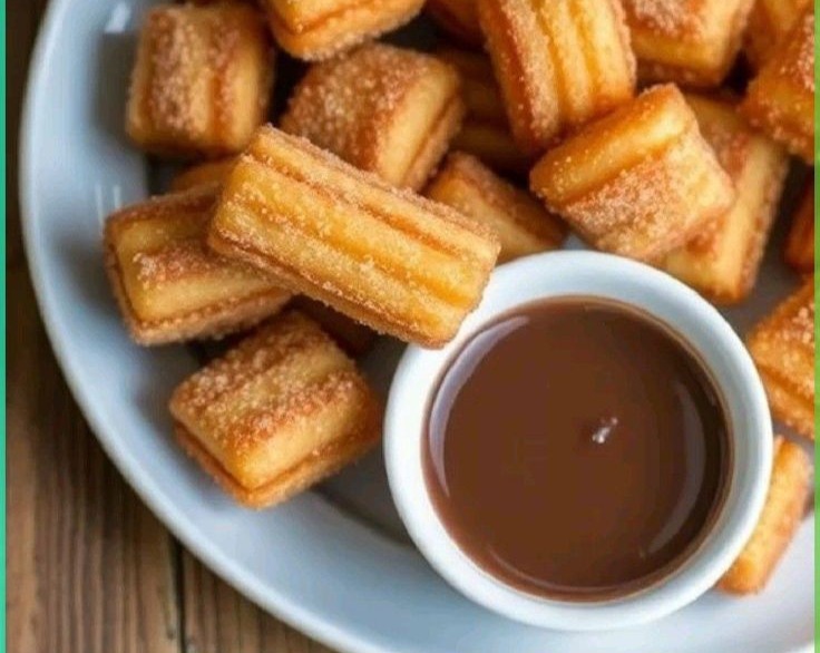 How To Make Churros At Home Air Fryer Light Churros top view