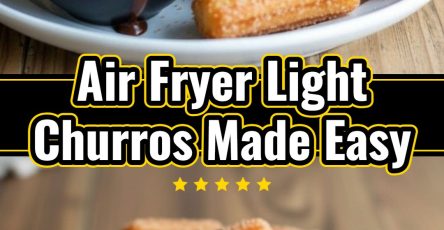 Yummy Air Fryer Light Churros Easy Homemade Dessert Idea