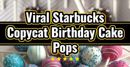Best Starbucks Copycat Birthday Cake Pops Easy Homemade Recipe
