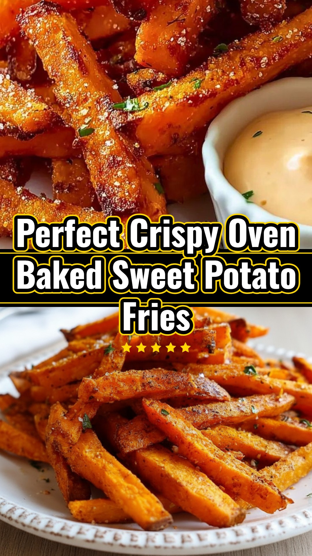 Crispy Oven Baked Sweet Potato Fries: Healthy Veggie Recetas Fitness Side