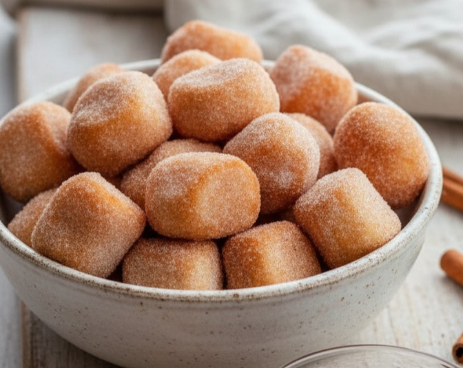 Fluffy Air Fryer Churro Bites: Easy Baked Dessert Fun Recipe suggested serving