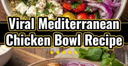Healthy Mediterranean Chicken Bowl Simple Summer Protein Dinner