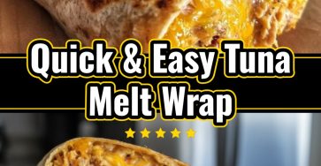 Healthy Tuna Melt Wrap: Easy Lunch for Work and School