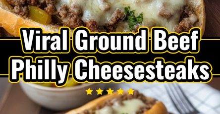 Easy Weeknight Ground Beef Philly Cheesesteaks