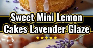 Elegant Mini Lemon Lavender Cakes: Quick Glazed Dessert for Parties