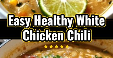 Healthy White Chicken Chili Clean Eating Dish