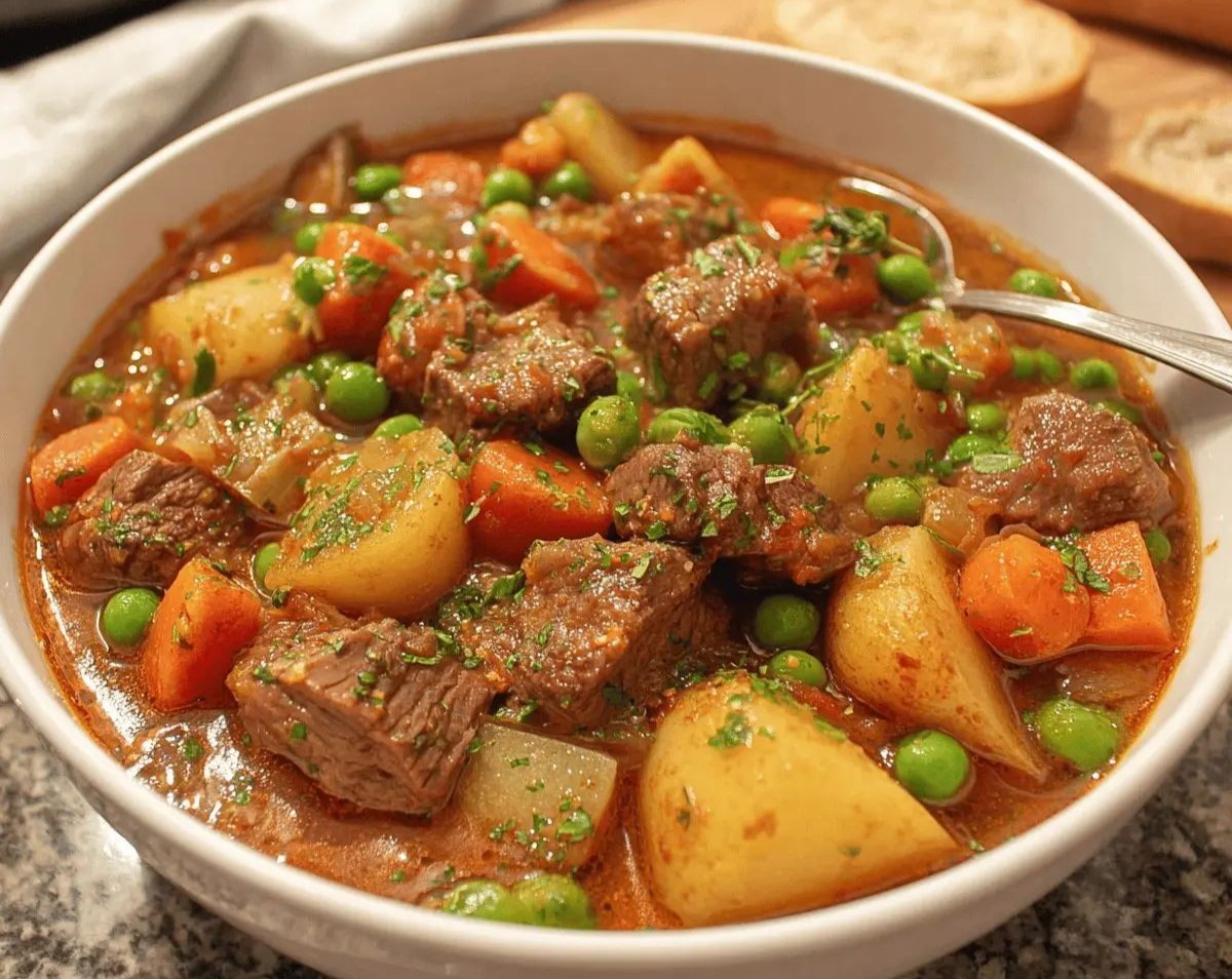 Old Fashioned Best Beef Stew Recipe suggested serving