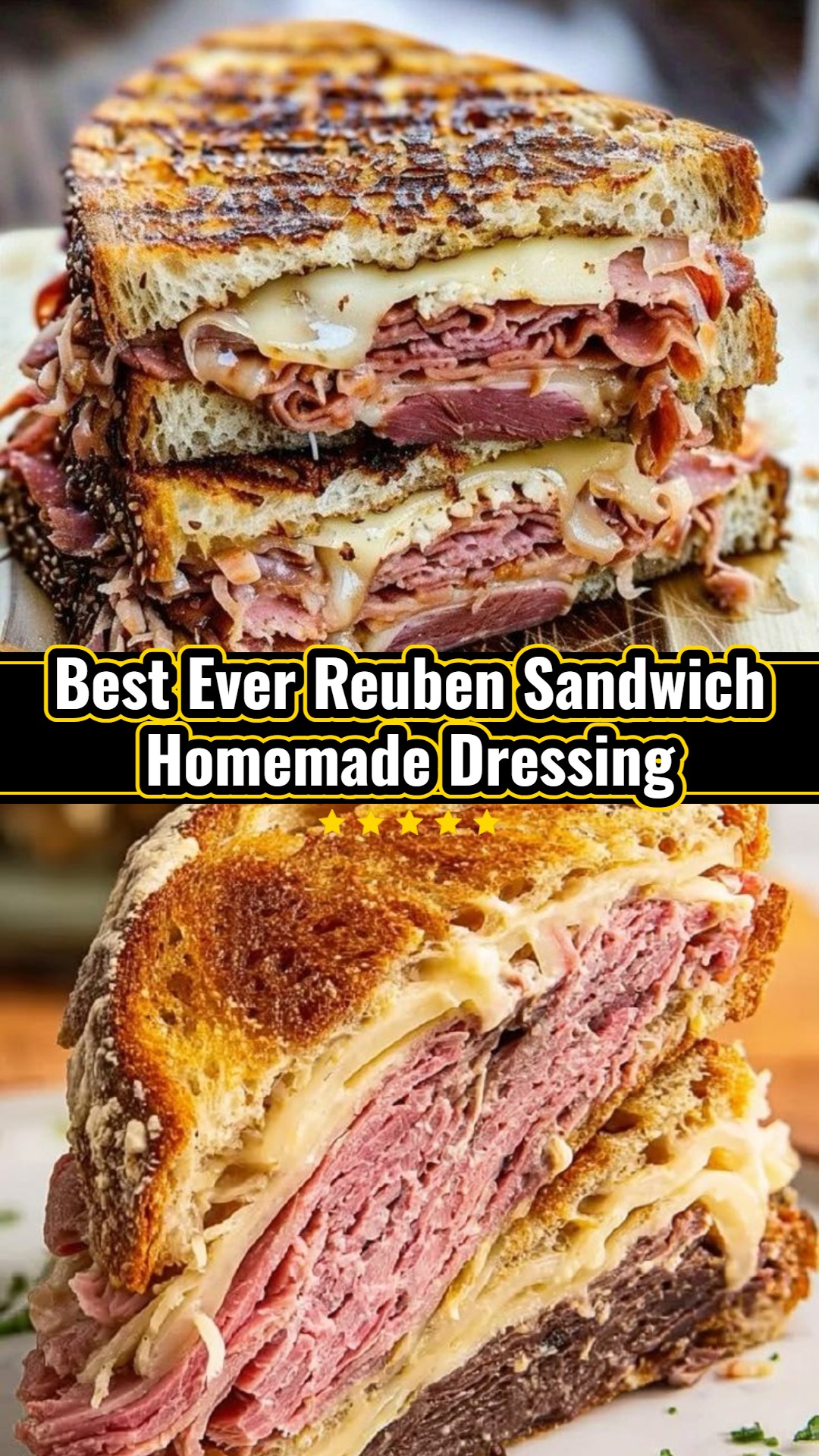 Reuben-ish Sandwich Recipe Easy Homemade Russian Dressing