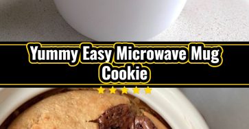 Maria's Yummy Microwave Mug Cookie Easy Midnight Snack