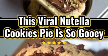 Cosas para hornear con Nutella pay de galleta