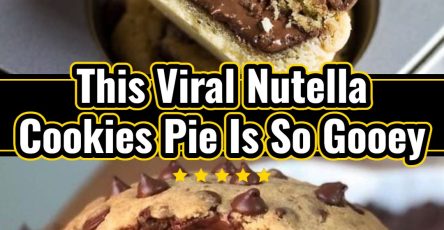 Cosas para hornear con Nutella pay de galleta
