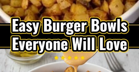 Healthy Easy Meal Prep Lunches Burger Bowls